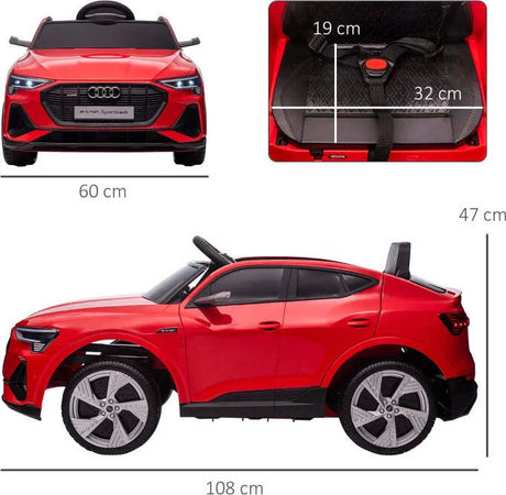 Macchina-Elettrica-per-Bambini-12V-con-Telecomando,-Velocità-3-8km/h,-Luci-e-Musica,-Età-3-5-Anni,-Rosso-FK7370-172V90RDFK7