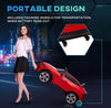Macchina-Elettrica-per-Bambini-12V-con-Telecomando,-Velocità-3-8km/h,-Luci-e-Musica,-Età-3-5-Anni,-Rosso-FK7370-172V90RDFK7