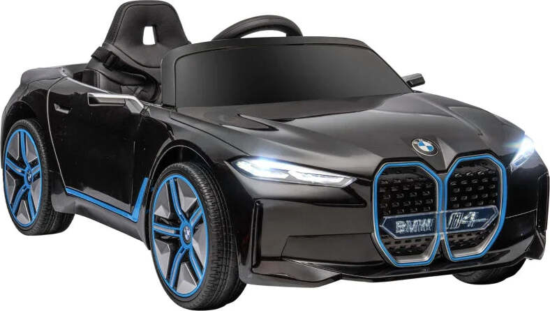 Macchina-Elettrica-per-Bambini-3-6-Anni-con-Licenza-BMW-con-Telecomando,-Clacson-e-Fari,-115x67x45-cm,-Nera-HG6370-294V90BKHG6