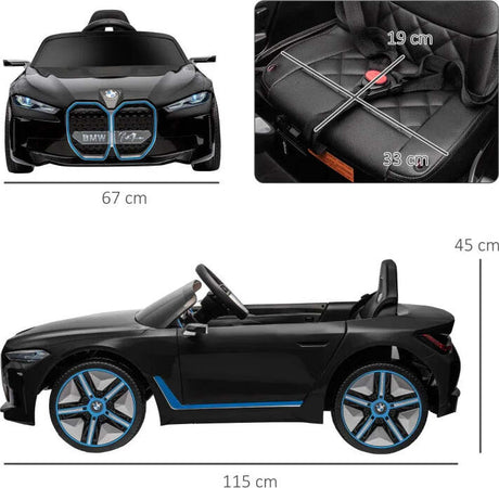 Macchina-Elettrica-per-Bambini-3-6-Anni-con-Licenza-BMW-con-Telecomando,-Clacson-e-Fari,-115x67x45-cm,-Nera-HG6370-294V90BKHG6