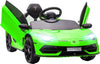 Macchina-Elettrica-per-Bambini-a-12V-Licenza-Lamborghini-con-Clacson-e-Telecomando,-107.5x63x42-cm,-Verde-RF2370-306V90GNRF2