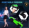Macchina-Elettrica-per-Bambini-a-12V-Licenza-Lamborghini-con-Clacson-e-Telecomando,-107.5x63x42-cm,-Verde-RF2370-306V90GNRF2