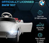 Macchina-Elettrica-per-Bambini-a-2-Porte-con-Licenza-BMW-507,-con-Clacson-e-Telecomando,-115x55x47-cm,-Bianca-NH4370-305V90WTNH4