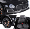 Macchina-Elettrica-per-Bambini-Bentley-con-2-Portiere-Guida-Manuale-e-Telecomando,-Fari-e-Suoni,-108x60x43cm,-Nero-SE7370-045BKSE7