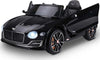 Macchina-Elettrica-per-Bambini-Bentley-con-2-Portiere-Guida-Manuale-e-Telecomando,-Fari-e-Suoni,-108x60x43cm,-Nero-SE7370-045BKSE7