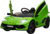 Macchina-Elettrica-per-Bambini-con-Telecomando-Marchio-Lamborghini-Aventador,-Età-3-8-Anni,-Verde-NM1370-146V90GNNM1