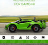 Macchina-Elettrica-per-Bambini-con-Telecomando-Marchio-Lamborghini-Aventador,-Età-3-8-Anni,-Verde-NM1370-146V90GNNM1