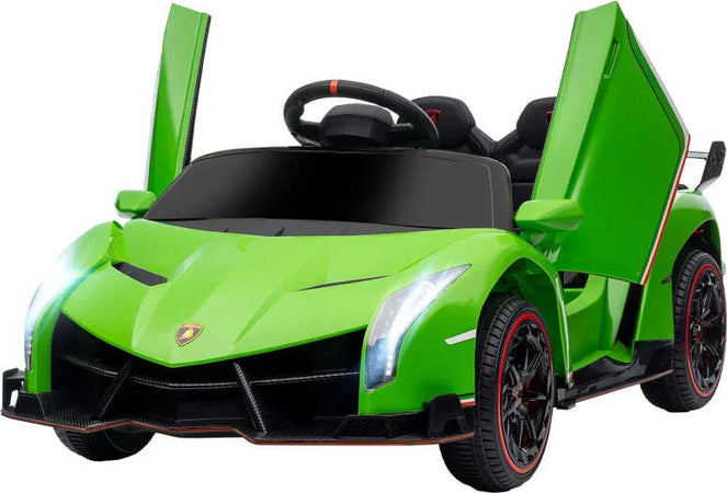Macchina-Elettrica-per-Bambini-Lamborghini-Veneno-12V-con-Telecomando,-Età-3-6-Anni,-Verde-FG4370-279V90GNFG4