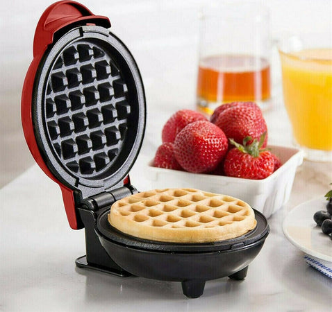 Piastra Per Waffle Antiaderente Cerlingwee – Per Gas – Stampo Rotondo – Cucina Domestica - 5