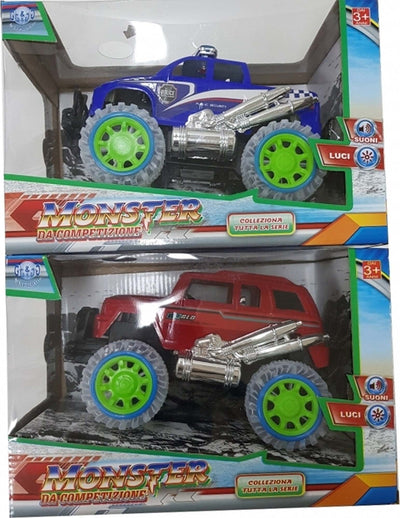 MACCHINA MONSTER COMPETIZIONE LUCI SUONI GARE SFIDE RACE RACING MACCHININA GIOCO Giochi e giocattoli/Veicoli/Macchine e camion/Auto e auto da corsa Trade Shop italia - Napoli, Commerciovirtuoso.it