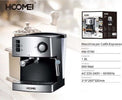 Macchina-Per-Caffè-Espresso-850-Watt-1.6lt-Cappuccino-System-15-Bar-Corpo-Inox