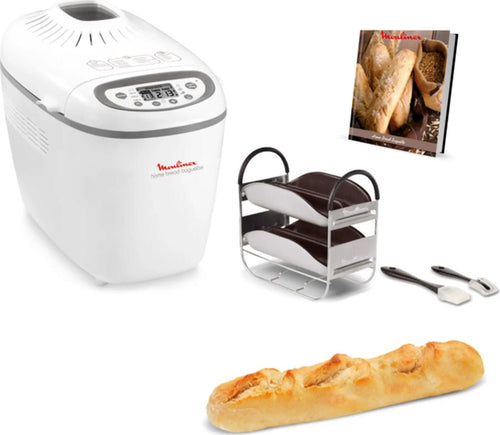 Macchina per Le Baguette Moulinex Fino a 1,5 kg di Pane Fresco e Croccanti Baguette - No Confezione