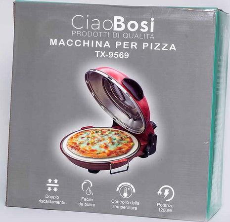 Macchina Per Pizza Elettrico 1200watt Fornetto Doppio Riscaldamento Casa Tx-9569 Casa e cucina/Elettrodomestici per la cucina/Elettrodomestici speciali/Fornetti elettrici per pizza Trade Shop italia - Napoli, Commerciovirtuoso.it
