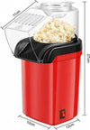 MACCHINA PER POPCORN ELETTRICA 1200W ROSSA AD ARIA CALDA SENZA GRASSI Casa e cucina/Elettrodomestici per la cucina/Elettrodomestici speciali/Macchine per Pop-corn Zencoccostore - Formia, Commerciovirtuoso.it
