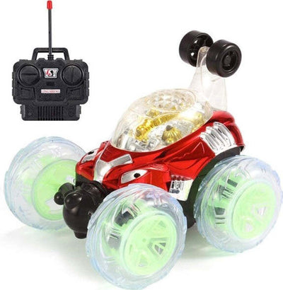 Macchina-Radiocomandata-Rotazione-A-360°-Giocattolo-Con-Acrobazione-Luci-E-Suoni