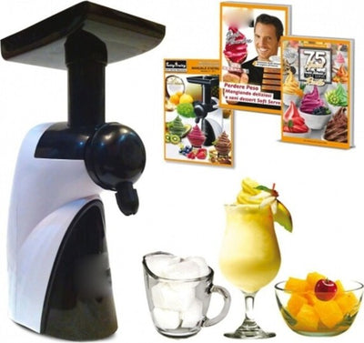 Macchina-Tutty-Per-Gelato-Yogurt-200w-Yogurtiera-Con-Frutta-Naturale-Ghiaccio