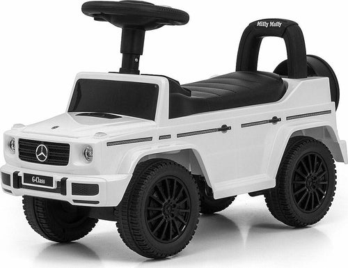 Macchinina a Batteria Mercedes-G350S Milly Mally -Bianco Giochi e giocattoli/Sport e giochi all'aperto/Biciclette e tricicli/Veicoli elettrici La Casa Del Bebè - Napoli, Commerciovirtuoso.it