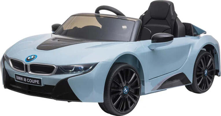 Macchinina-Elettrica-per-Bambini-BMW-I8-Coupé-6V-3-8-anni-con-2.4G-Telecomando,-Doppie-Porte,-Luci-e-Musica,-Blu-LW6370-118V90LW6