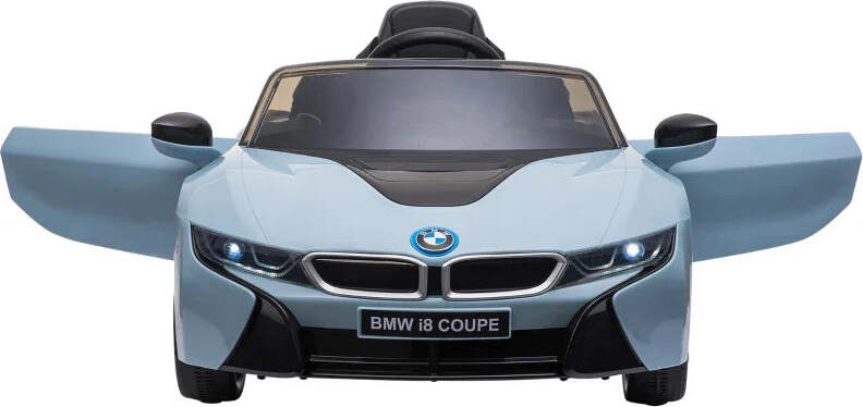 Macchinina-Elettrica-per-Bambini-BMW-I8-Coupé-6V-3-8-anni-con-2.4G-Telecomando,-Doppie-Porte,-Luci-e-Musica,-Blu-LW6370-118V90LW6