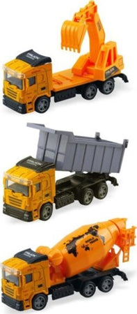 Macchinina-Giocattolo-Educativo-Per-Bambini-Mezzi-Da-Lavoro-Camion-Metal-Lux