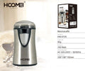 Macina-Caffe-150-Watt-50-Gr.-Hm-5725-Corpo-Lame-In-Acciaio-Base-Con-Avvolgicavo