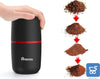 Macina Caffè Elettrico, Macinaspezie, Capacità 120 g Portatile per Chicchi di Caffè, Noci, Spezie, Cereali, Macinapepe