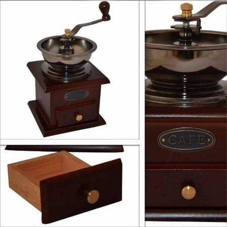 Macina Caffe' Manuale Con Manovella Macinacaffe Cafe' Macinino Grinder Casa e cucina/Tè e caffè/Macinacaffè/Macinacaffè manuali Trade Shop italia - Napoli, Commerciovirtuoso.it