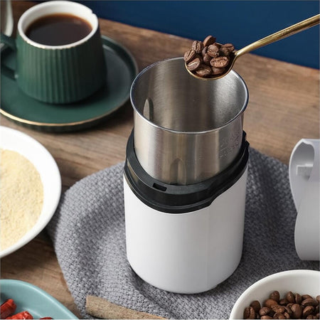 Macinacaff? Elettrica Lame Acciaio Per Macinare Chicchi Di Caff? Spezie Q-ym168 Casa e cucina/Tè e caffè/Macinacaffè/Macinacaffè elettrici con lama Trade Shop italia - Napoli, Commerciovirtuoso.it
