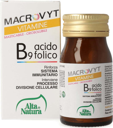 Macrovyt-B9-Acido-Folico-40-cpr-da-500-mg-integratore-alimentare-Alta-Natura