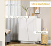madia-credenza-comò-Mobiletto-Multiuso-in-Truciolato-Bianco-a-3-Livelli-con-Ripiano-Regolabile-su-3-Livelli,-70x40x88-cm-F838-372V00WTA