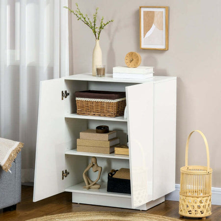 madia-credenza-comò-Mobiletto-Multiuso-in-Truciolato-Bianco-a-3-Livelli-con-Ripiano-Regolabile-su-3-Livelli,-70x40x88-cm-F838-372V00WTA
