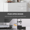 madia-Credenza-Moderna-con-2-Armadietti-e-2-Cassetti-con-Apertura-a-Pressione,-79x36x74cm,-Bianco-Lucido-F838-075V80WTA
