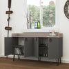 Madia Dea 4 ante antracite tortora 140x36x80 h