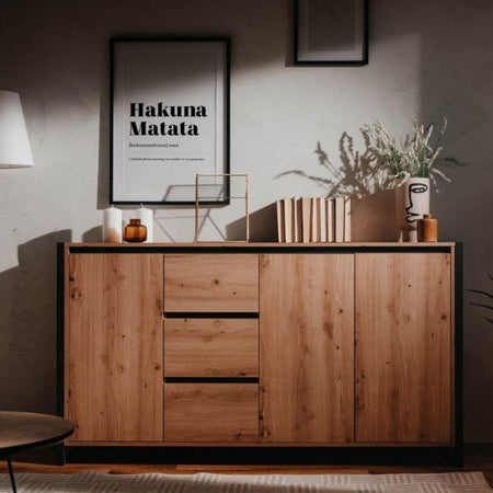 Madia Denver 3 160x40x88H quercia antracite