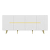 Madia Jose bianca 4 ante particolari oro 180x47x75h