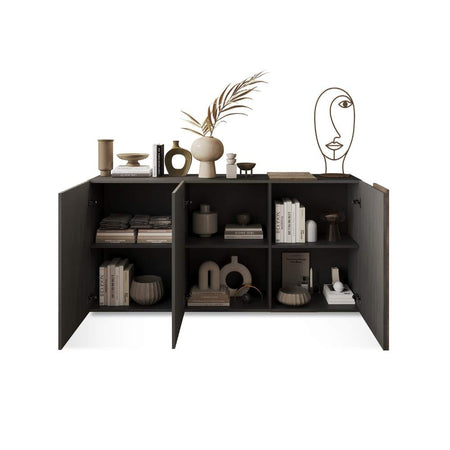 Madia Sabry 3 ante titanio rovere mercure