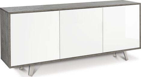 Madia-Sarmog-O7073CEBLK-PUSH-AND-GO-7073k-Cemento-e-Bianco-lucido