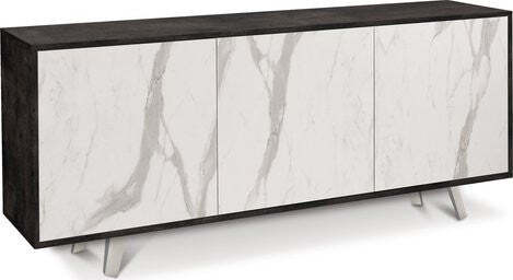 Madia-Sarmog-O7073ONMCK-PUSH-AND-GO-7073k-Ossido-nero-e-Marmo-calacatt