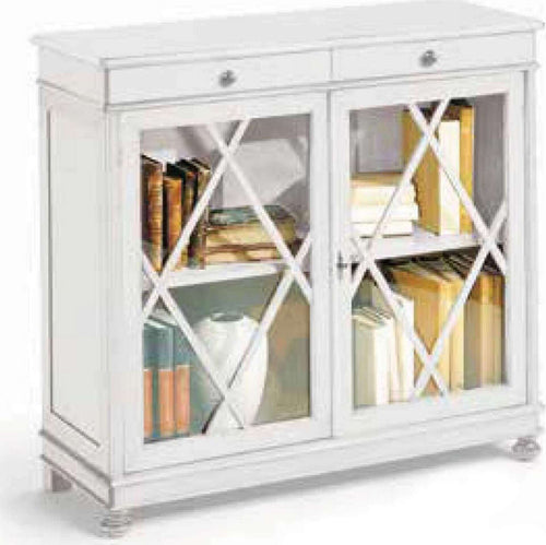 MADLYN---libreria-in-legno-massello-110x40x100-Bianco-Milani-Home
