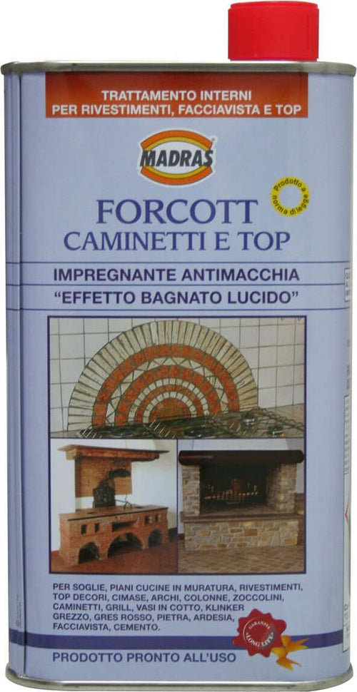 MADRAS-FORCOTT-CAMINETTI-E-TOP-LT.1-Impregnante-antimacchia-idro-oleorepellente-effetto-bagnato-lucido