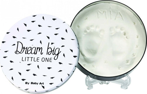 Magic Box Round Black & White Baby Art - Le Sue Impronte Prima infanzia/Regali per neonati/Kit per impronte bimbi La Casa Del Bebè - Napoli, Commerciovirtuoso.it
