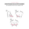 Coppe adesive push up Love and bra invisible bra