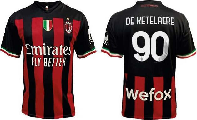 Maglia Ac Milan 2023 Ufficiale Da Calcio Con Etichetta E Ologramma Sport e tempo libero/Fan Shop/Calcio/Abbigliamento/Magliette e Top Il Distintivo - Pesaro, Commerciovirtuoso.it