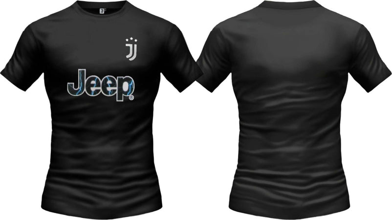 Maglia Da Calcio Nera Senza Nome 2023 Ufficiale Con Etichetta E
