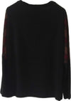art. ma05581 Maglia da signora elegante con fantasia Bordeaux e beige maglia donna a girocollo CLARA BARONI Maglieria donna L'Orchidea - Siderno, Commerciovirtuoso.it