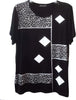 Maglia Donna Maniche Corte Maglietta Over Stampata Fantasia Made in Italy Top Estivo Girocollo Donna ART. 11879 maglia donna L'Orchidea - Siderno, Commerciovirtuoso.it