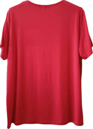 Maglia Donna Maniche Corte Maglietta Over Stampata Fantasia Made in Italy Top Estivo Girocollo Donna ART. 11879 maglia donna L'Orchidea - Siderno, Commerciovirtuoso.it