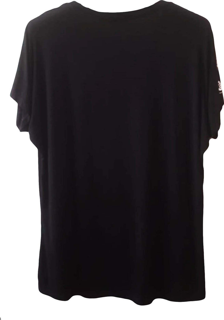 Maglietta Donna A Maniche Corte Scollo Rotondo – Basic Estiva In Poliestere, Colore Nero, Taglia XL, Casual - 5