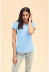 Maglia donna mezza manica 100% cotone - FR613720