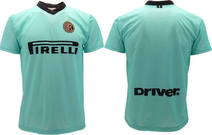 Maglia Inter Fc Pirelli Verde Acqua Maglietta Calcio Senza Nome E